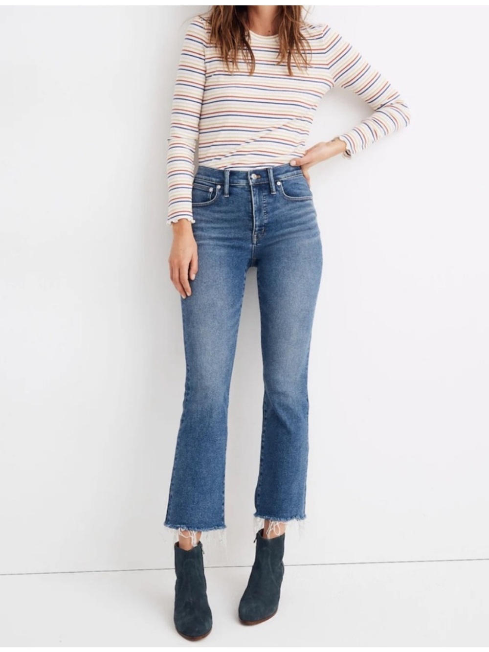 Madewell Cali Denim Boot Jeans Size 30